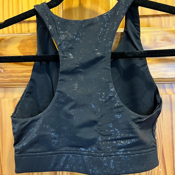 Terez tonal foil bra. Size small. Black. - Picture 2 of 2